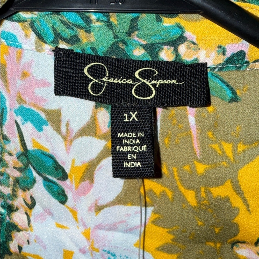 Jessica Simpson Multicolor Floral Blouse - Picture 2 of 6